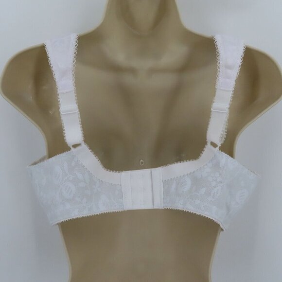 Playtex 38B Bra 18 Hour Ultimate Shoulder Comfort Wireless Unlined Wide Straps - Picture 6 of 13